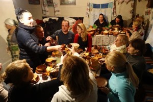 Соромитницкие вечерницы, Полесская хата